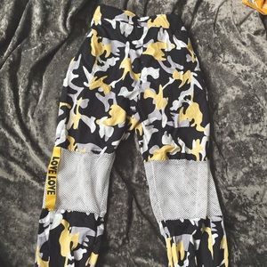 Camo / Mesh Joggers